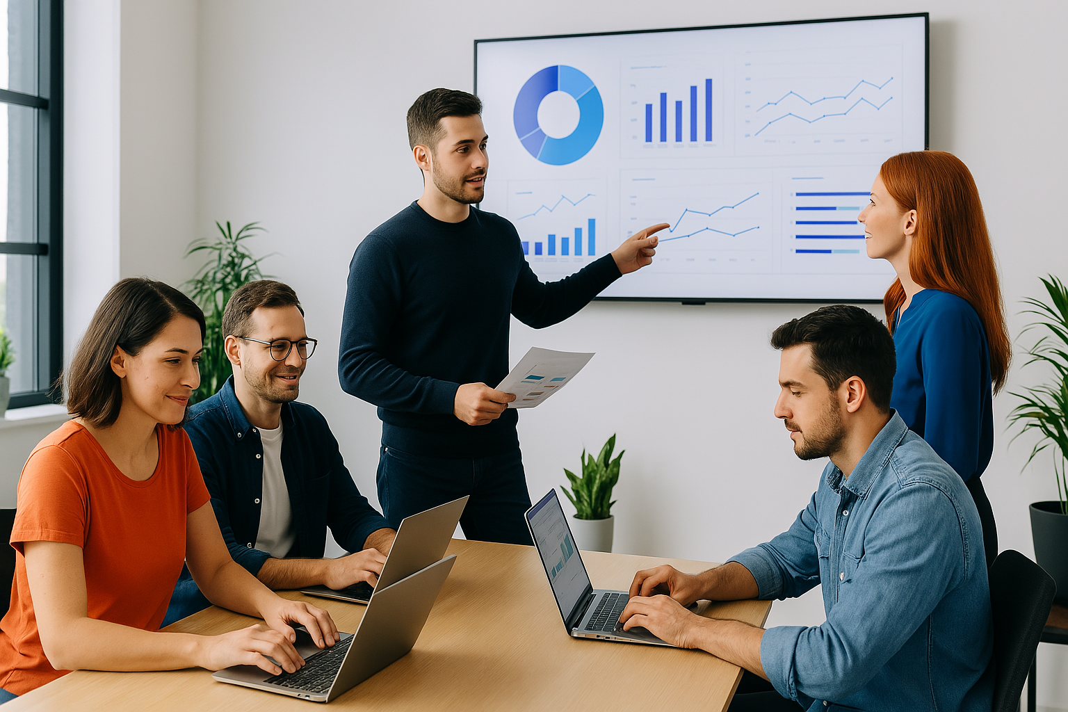 alt="agencia de diseño web y marketing digital trabajando en proyecto"